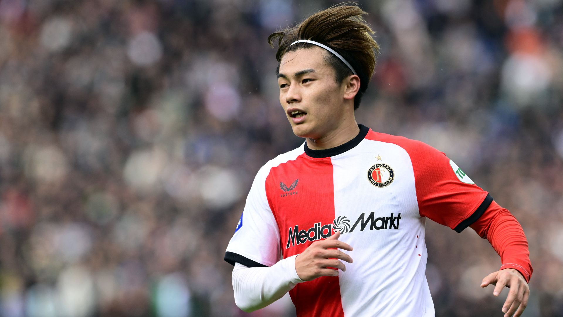 新品未使用】24-25 フェイエノールト ホーム ユニフォーム 上田綺世 L